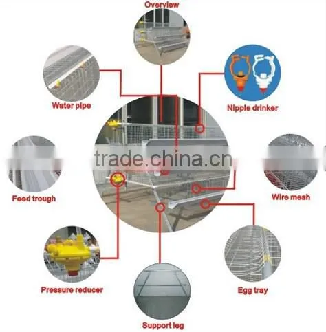 Hen Farm Equipment of galvanized bridge steel to Africa lagos