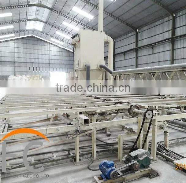 Gypsum board manufacturing machinery