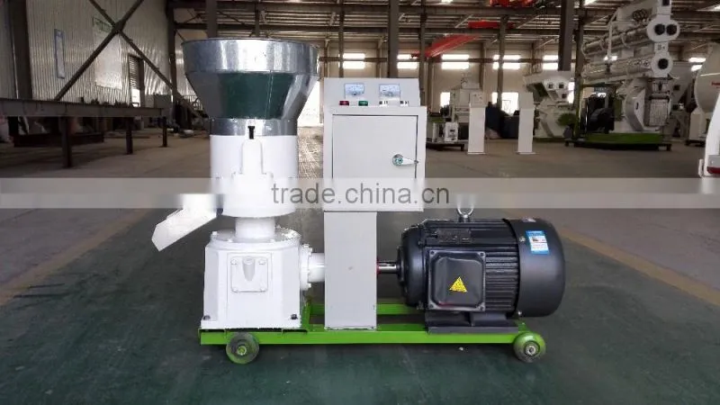CE Certification Small Homemade Flat Die Wood Pellet Machine For Sale