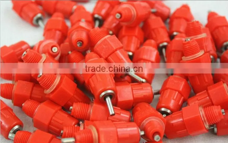 Automatic ball valve chicken nipple drinker
