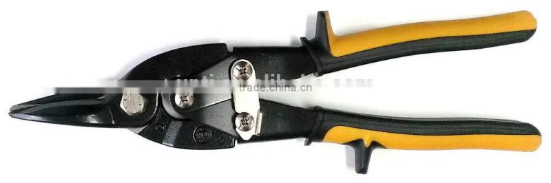Straight Cut, Bi-color handle, Aviation Tin Snips