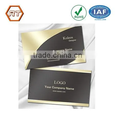 Rite custom-made metal visiting card