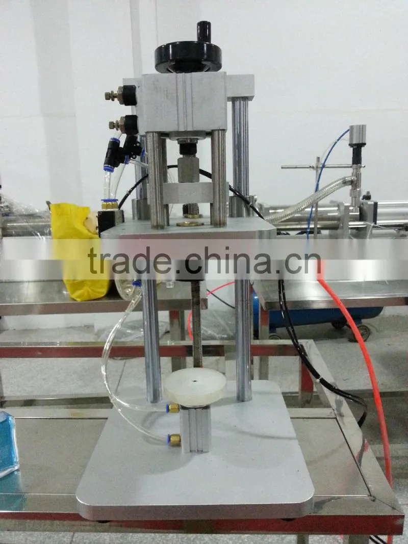 2015 JF XG-Q Pneumatic Perfume Bottle Spray Cap Crimping Machine