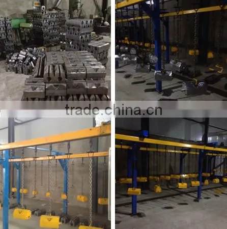 600kg manual permanent lifting magnet for lifting steel plate