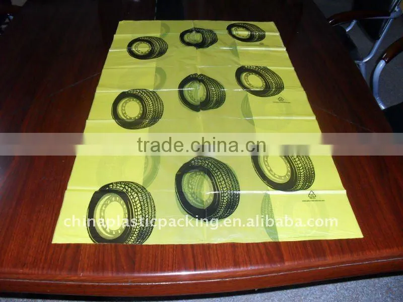 plastic disposable car tire covers
