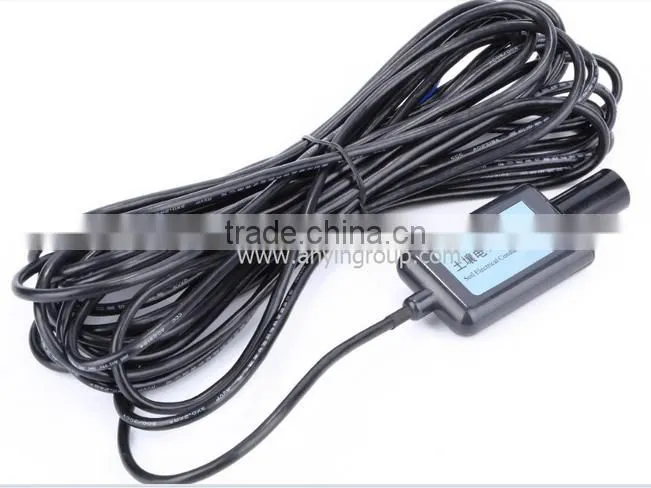 New-designed small and exquisite soil electrical conductivity sensor for testing soil salinity