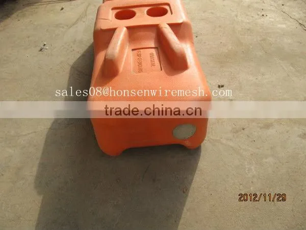 2015 the very best selling portable blocked temporary fencing footing base feet