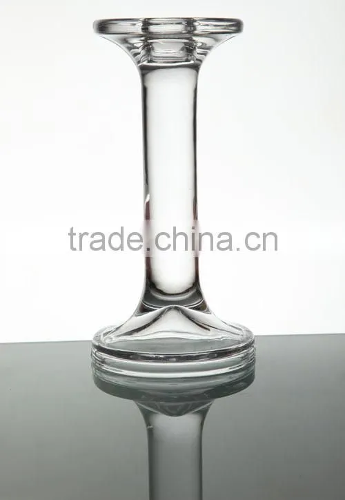 Crytal candle holders,tall glass candle holder