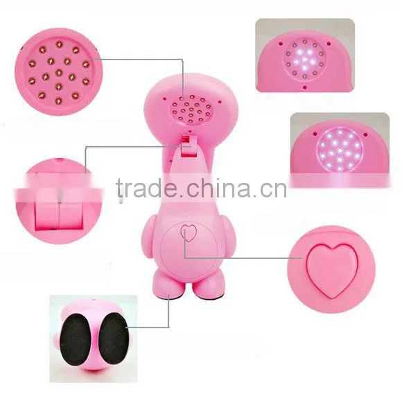 Supply fashion Rabbit cartoon 16LED folding table lamp