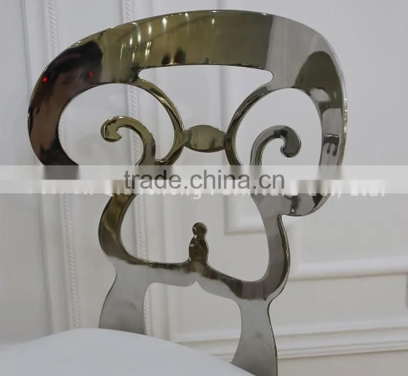 special shape back dining chair restaurant chair