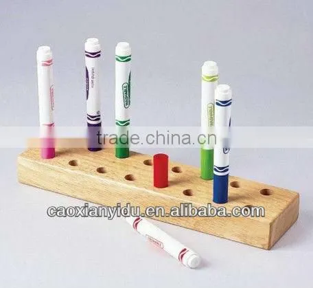 Pine Wooden Stationery Holder Creative Decoration on Desk Leaflets and Handouts Holder