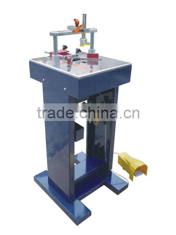 high quality wooden photo frame nail angle machine/nailing machine for picture/photo frame