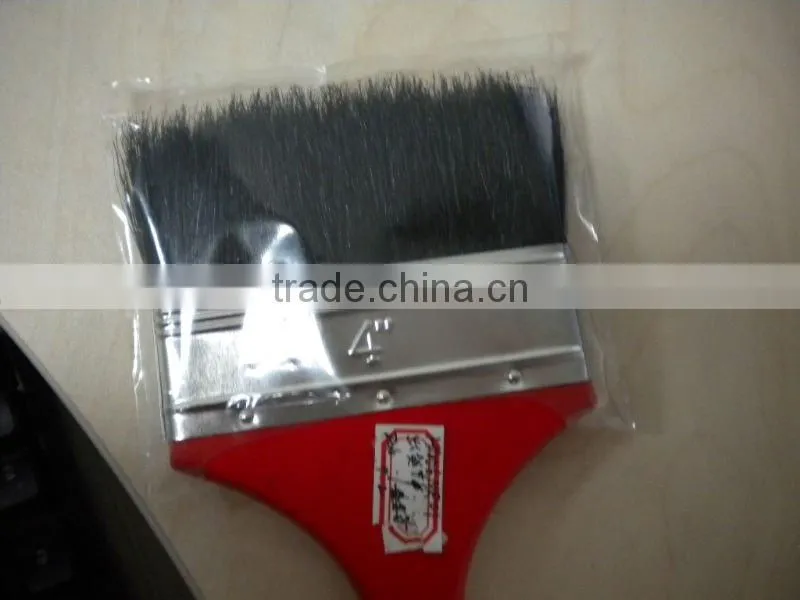 wooden handle paint brush
