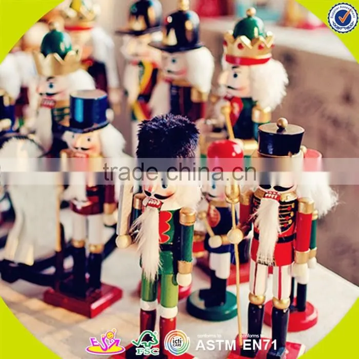 Wholesale best household decoration wooden nutcracker,delicate wooden nutcracker for kids,best gift nutcracker W02A005