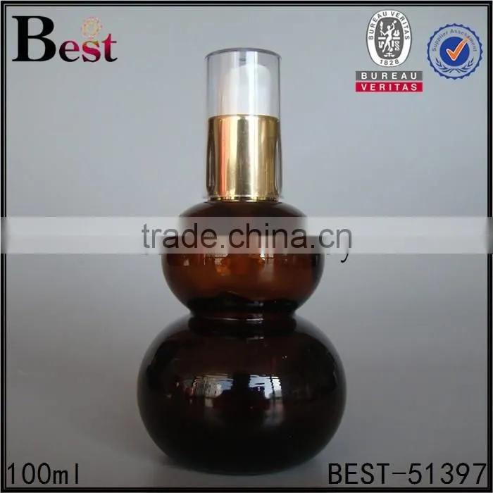 special design 100ml amber glass bottle essential oil 100ml amber glass bottle