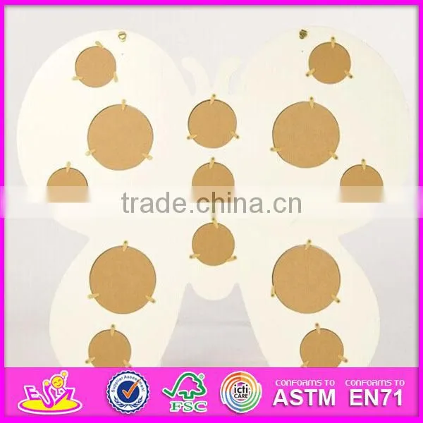 2015 New wooden photo frame for kids,popular wooden photo frame for children,hot sale cute picture photo frame for baby W09A038