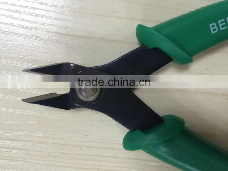 BERRYLION tool mini type 5'' wire flush cutting pliers with plastic handle