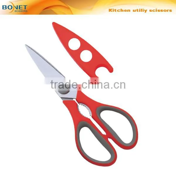 S53027 Popular 9-1/4" kitchen scissors with nutcracker