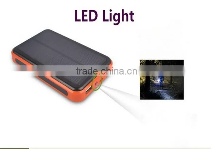 New 30000mah Waterproof solar power bank bateria externa solar charger powerbank for all mobile phone for pad