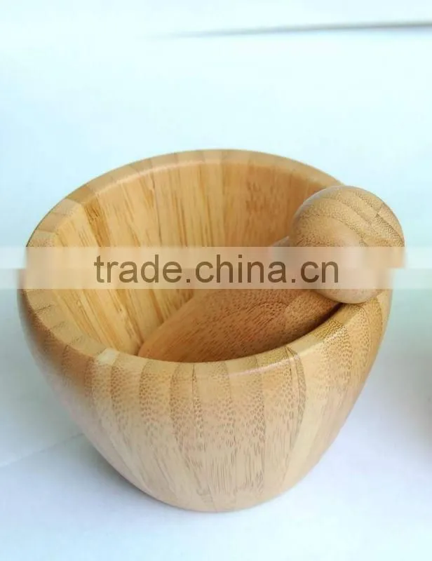 Wholesale bamboo garlic crusher