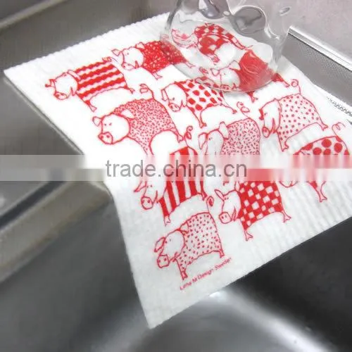 Kitchen Magic Cleaning Cloth Natural Cellulose Sponge Wipe Manufacturer