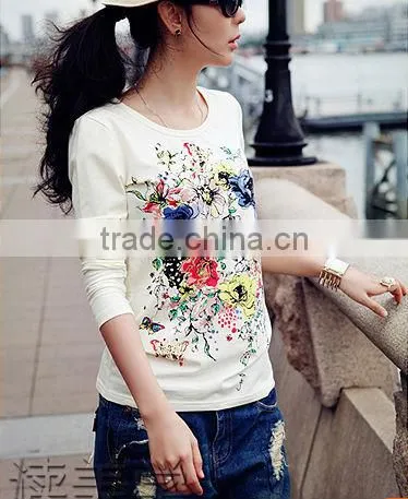 ladies t-shirt print design wholesale