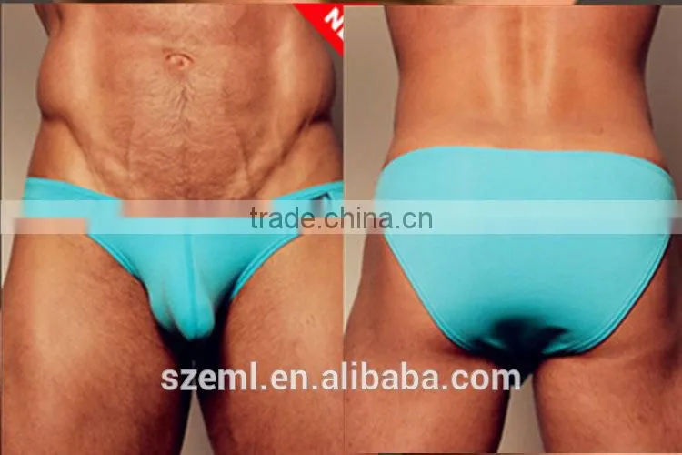 Wholesale mens sexy U convex pouch low waist lycra cotton boxer brief