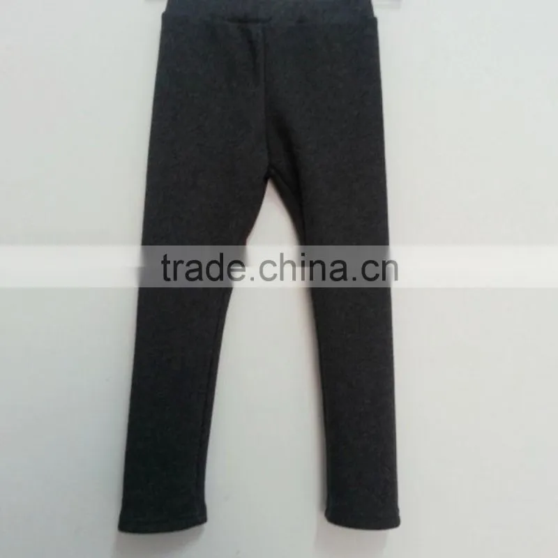 Children Girls Winter Leggings, Children Fashion Winter Pants Plain Pants, Elastic Waist Leggings