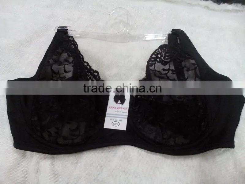 wholesale latest bra designs transparent sexy bra transparent women non padded bra