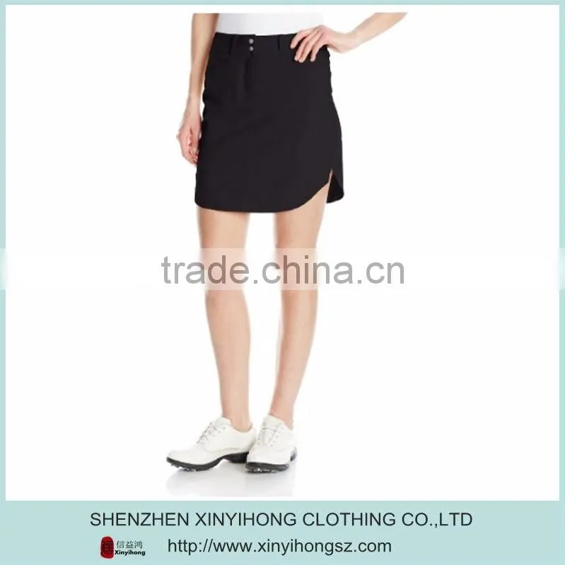 Tailored fit golf clothes for lady ,golf sports skirts with customized logo