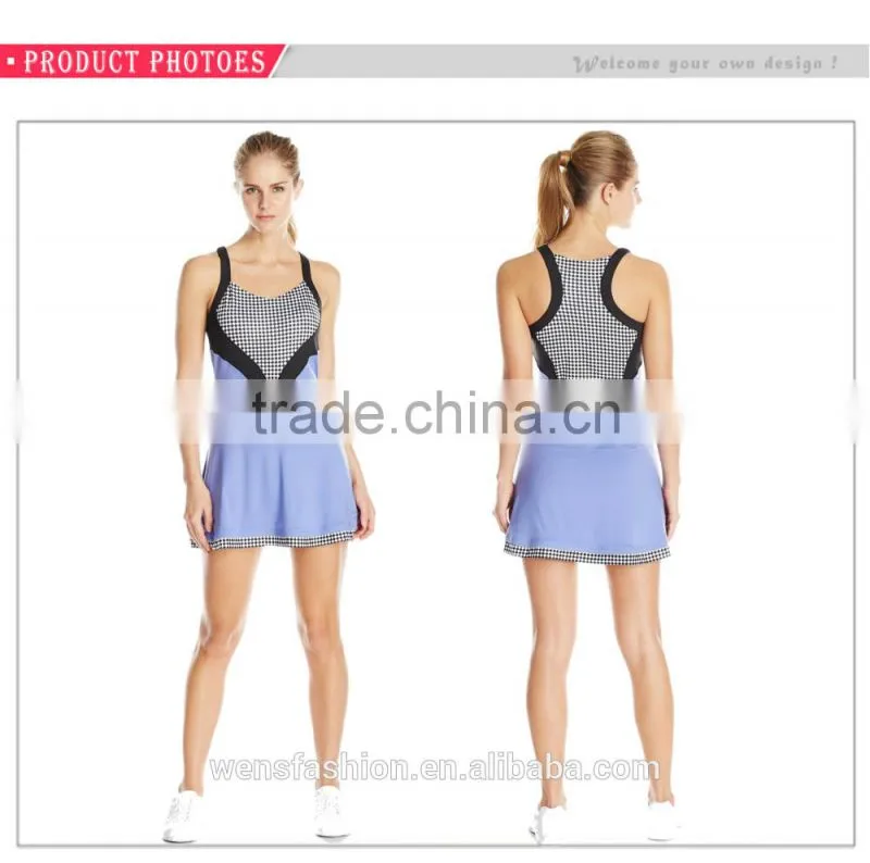 hot sale Custom girls stylish design sports dress fashion tennis dress wholesale