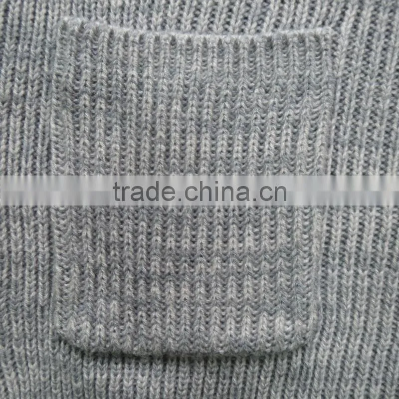 V neck white buttons design cardigan casual men knitted sweater men