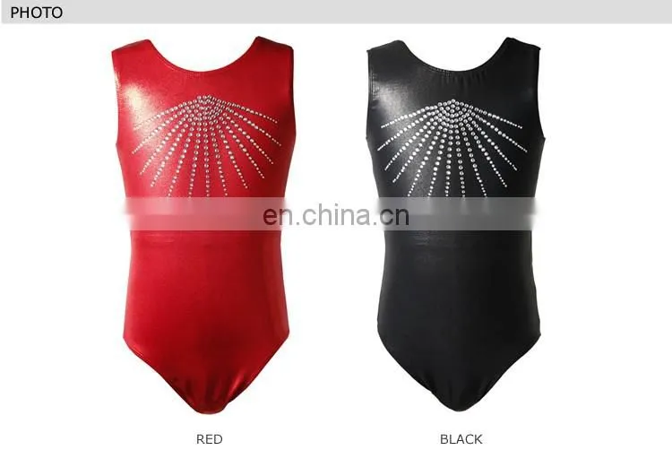 NT16099 red/black rhinestones gymnactis leotards. costumes leotards. dancewear leotards.Skating performance leotards for girl