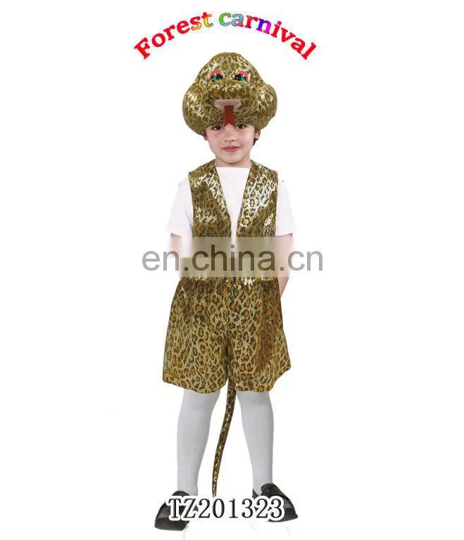 TZ-201323 Wholesale Children Snake Animal Costumes