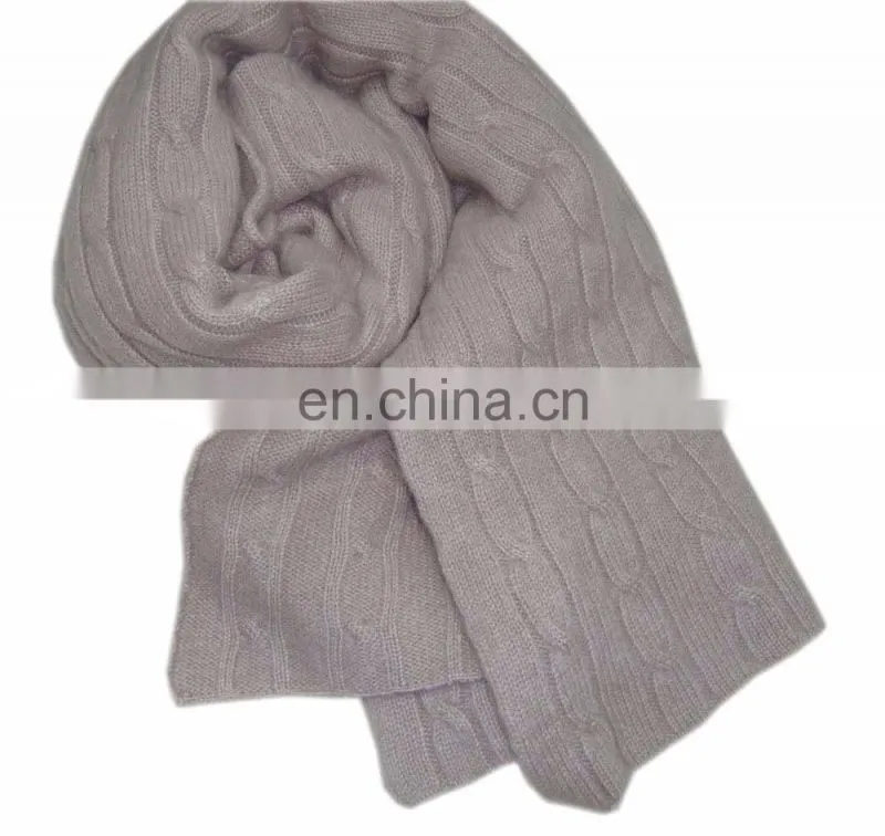 Cashmere Shawl in cable knit 2 ply,cashmere Knitted pashmina shawls/cable knit pashmina shawls