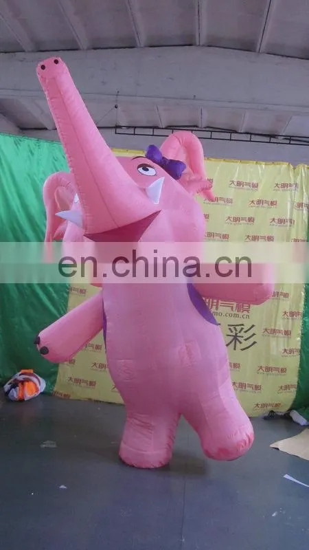 new style popular cute inflatable elephant costume for decoration