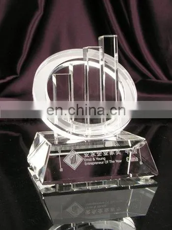 dancing crystal trophy award souvenir