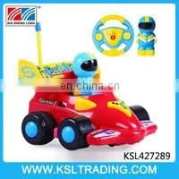 3 channel plastic cartoon rc car electrics for good sale