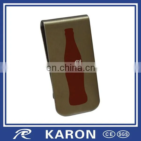 stainless steel money clamp for brand promotion