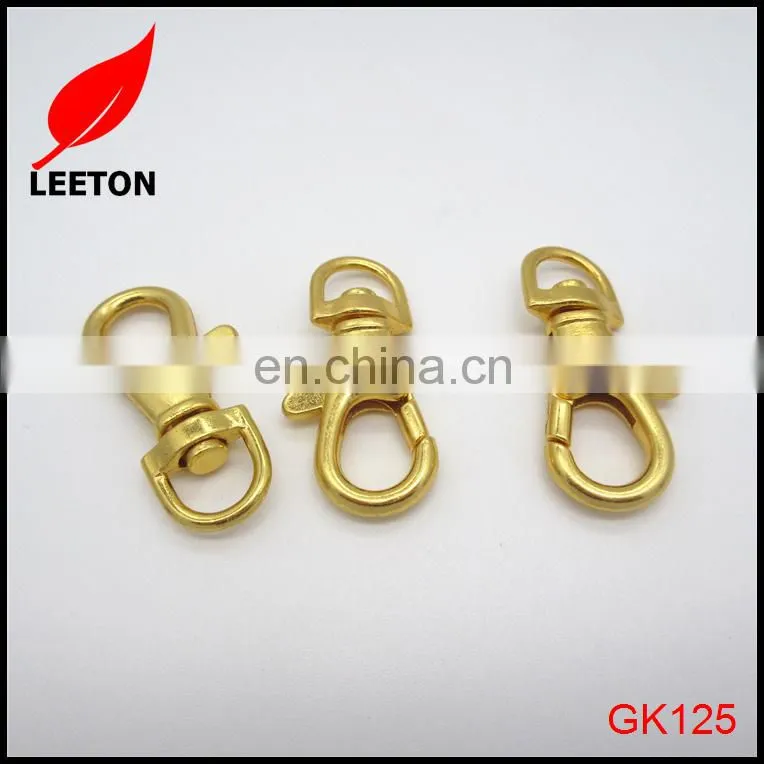 Factory supply small gold purse metal snap hook