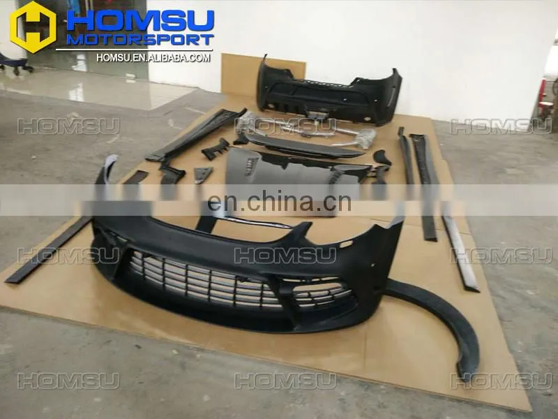 M design style carbon fiber full set bumper body kit for porsch panamera 971 2014 UP