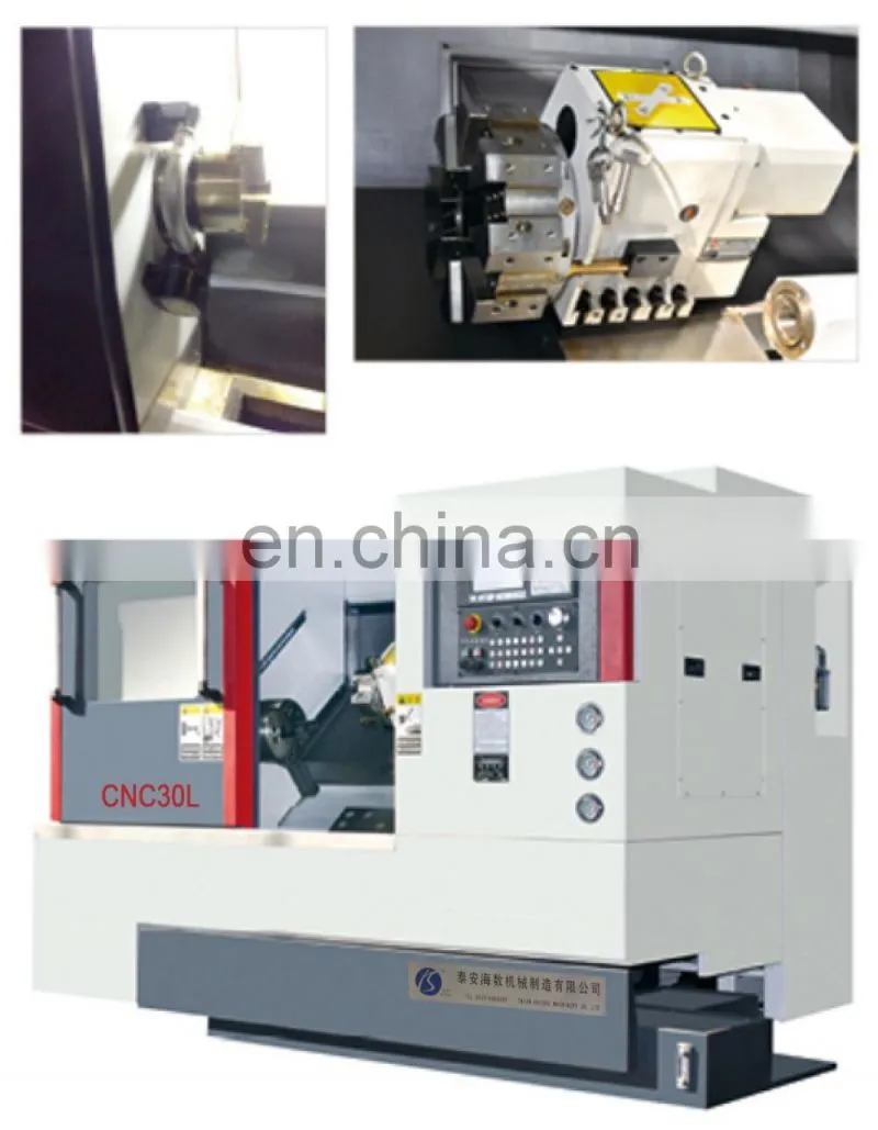 CNC30L cnc slant bed lathe 4 axis
