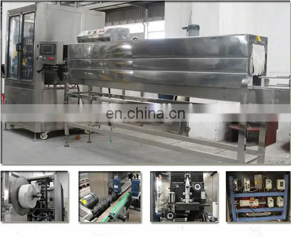 automatic beverage bottle label machine bottle mouth sealing shrink machine