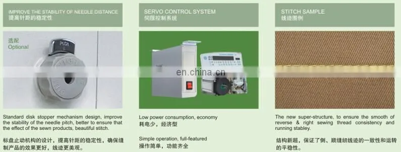 9910-D3 Highly integrated Mechatronic Computer Direct Drive Lockstitch Machine With Auto Trimmer