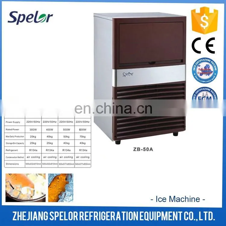Guaranteed Quality Stainless Steel Industrial Portable Countertop Ice Maker Machines Cube Machine