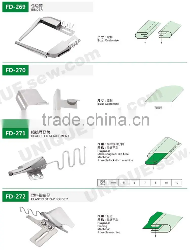 Folder/Binder for sewing machine 3