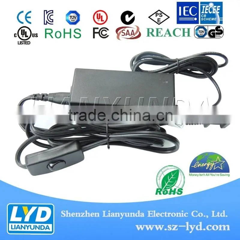 CCTV Power Supply 240v AC 8v/16v/18v/20v 2.5a power transformer with EN61347 60950 UL KC PSE