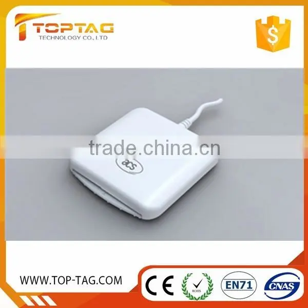 Ic chip card reader ACR38,magnetic chip card writable ISO7816 Contact IC Card USB Rfid Reader