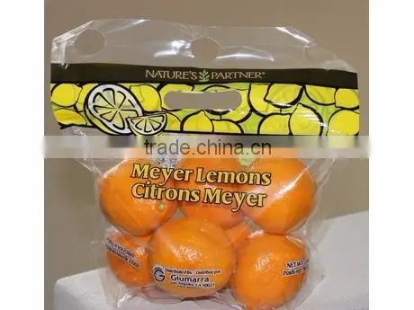 100% virgin fresh packing banana plastic bags from China with hang hole