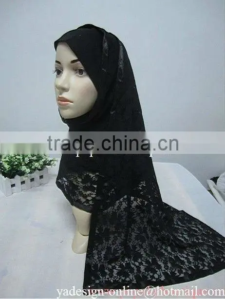 A372 Latest Islamic Head Scarf Hejab- Hijab sew with scarf